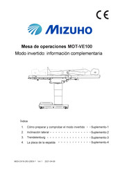 Mizuho MOT-VE100 Guia De Inicio Rapido