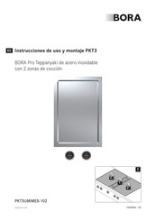 bora Pro PKT3 Instrucciones De Uso Y Montaje