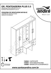 Santos Andirá GR. PENTEADEIRA PLUS 5.5 154944 Instrucciones De Montaje