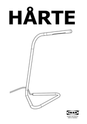 IKEA HÅRTE Manual De Instrucciones