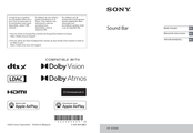 Sony HT-A7000 Manual De Instrucciones