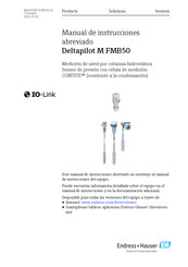 Endress+Hauser Deltapilot M FMB50 Manual De Instrucciones Abreviado