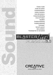 Creative Blaster Line! Platinum 5.1 Guía De Producto