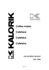 Kalorik USK CM 20903 Manual De Instrucciones