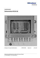Minebea Intec PR 6130/38S Manual Del Usuario