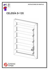 Gimenez Ganga CELOSÍA O-120 Instrucciones De Montaje