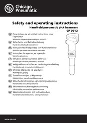 Chicago Pneumatic CP 0012 Instrucciones Originales