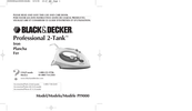 Black and Decker Professional 2-Tank Manual De Instrucciones