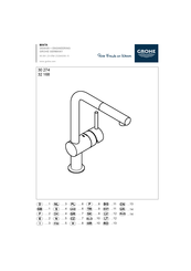 Grohe MINTA 30 274 Instrucciones De Montaje