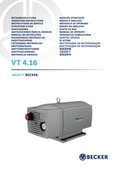 Becker VT 4.16 Instrucciones Para El Manejo