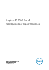 Dell Inspiron 13-7373 Configuración Y Especificaciones