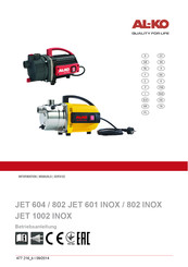 AL-KO JET 604 Manual De Instrucciones