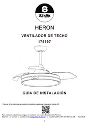 SCHULLER 175197 Guia De Instalacion