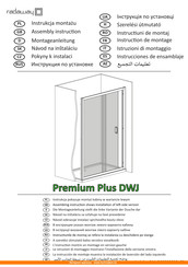 Radaway Premium Plus DWJ Instrucciones De Ensamblaje