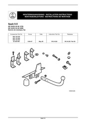 Saab 400 133 575 Instrucciones De Montaje