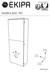 EKIPA HABILLAGE WC Instrucciones De Montaje