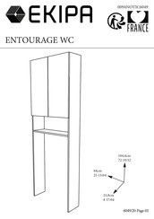 EKIPA ENTOURAGE WC Instrucciones De Montaje