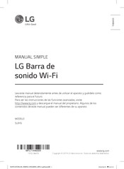 LG SL8YG Manual Simple