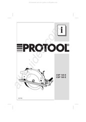 Protool CSP 165 E Manual De Instrucciones