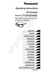 Panasonic TY-EP3D10EB Instrucciones De Operación