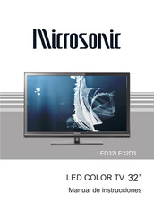 Microsonic LED32LE32D3 Manual De Instrucciones