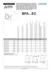 CAIROX BFA 250 EC 20 Guia De Instalacion