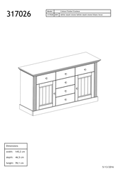 MEGA MOBEL 317026 Instrucciones De Montaje
