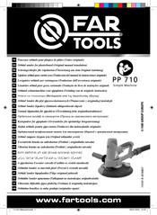 Far Tools PP 710 Traduccion Del Manual De Instrucciones Originale