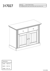 MEGA MOBEL 317027 Instrucciones De Montaje
