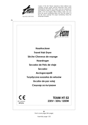 Team International TEAM HT 52 Manual De Instrucciones