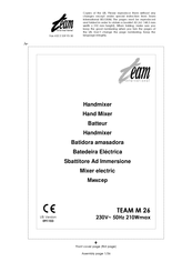 Team International TEAM M 26 Manual De Instrucciones