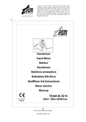 Team International TEAM M 22 N Manual De Instrucciones