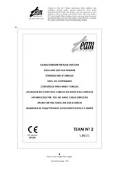 Team International TEAM NT 2 Manual De Instrucciones