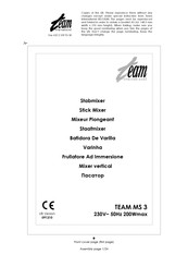 Team International TEAM MS 3 Manual De Instrucciones