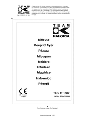 Team kalorik TKG FT 1007 Manual De Instrucciones