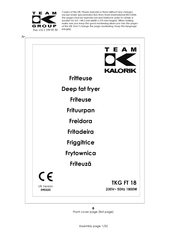 Team kalorik TKG FT 18 Manual De Instrucciones