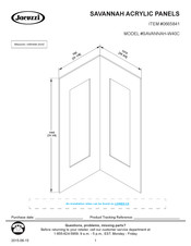 Jacuzzi SAVANNAH ACRYLIC Manual De Instrucciones