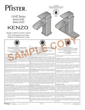 Pfister KENZO LG42-DF0C-2L Manual De Instrucciones