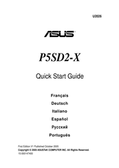 Asus P5SD2-X Guia De Inicio Rapido