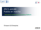 Ericsson-LG iPECS eMG80 Puesta En Marcha