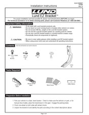 LUND EZ Bracket 300067 Guia De Inicio Rapido