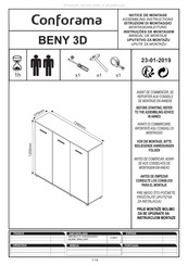 CONFORAMA BENY 3D Manual Del Usuario