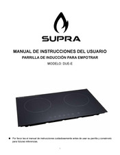 Supra DUE-E Manual De Instrucciones Del Usuario