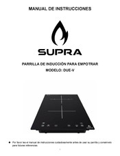 Supra DUE-V Manual De Instrucciones