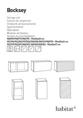 Habitat BOCKSEY 965099 Manual Del Usuario