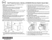 Dell PowerConnect J-EX8208 Guía Rápida