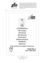 Team International TEAM MC 3 Manual De Instrucciones