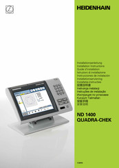 HEIDENHAIN ND 1400 QUADRA-CHEK Instrucciones De Instalación