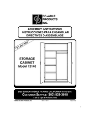 Do+Able Products 12146 Instrucciones Para Ensamblar