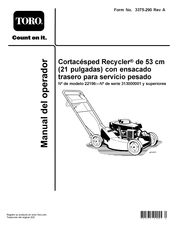 Toro 22196 Manual Del Operador